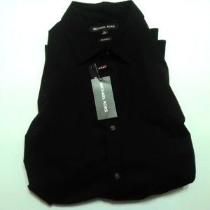 Mens Michael Kors XL Black Dress Shirt